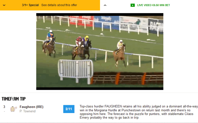 betfair live streaming with live betting screenshot