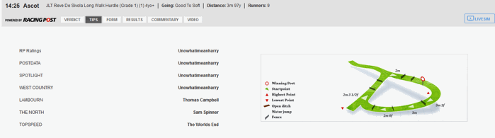 race statistics example 1