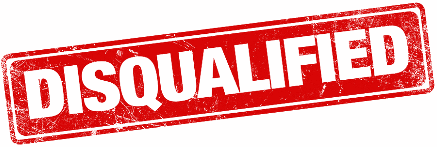 disqualified