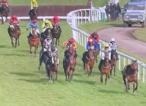 loose horse in foxhunder challenge cup