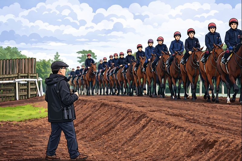 ballydoyle stables and yard illustration